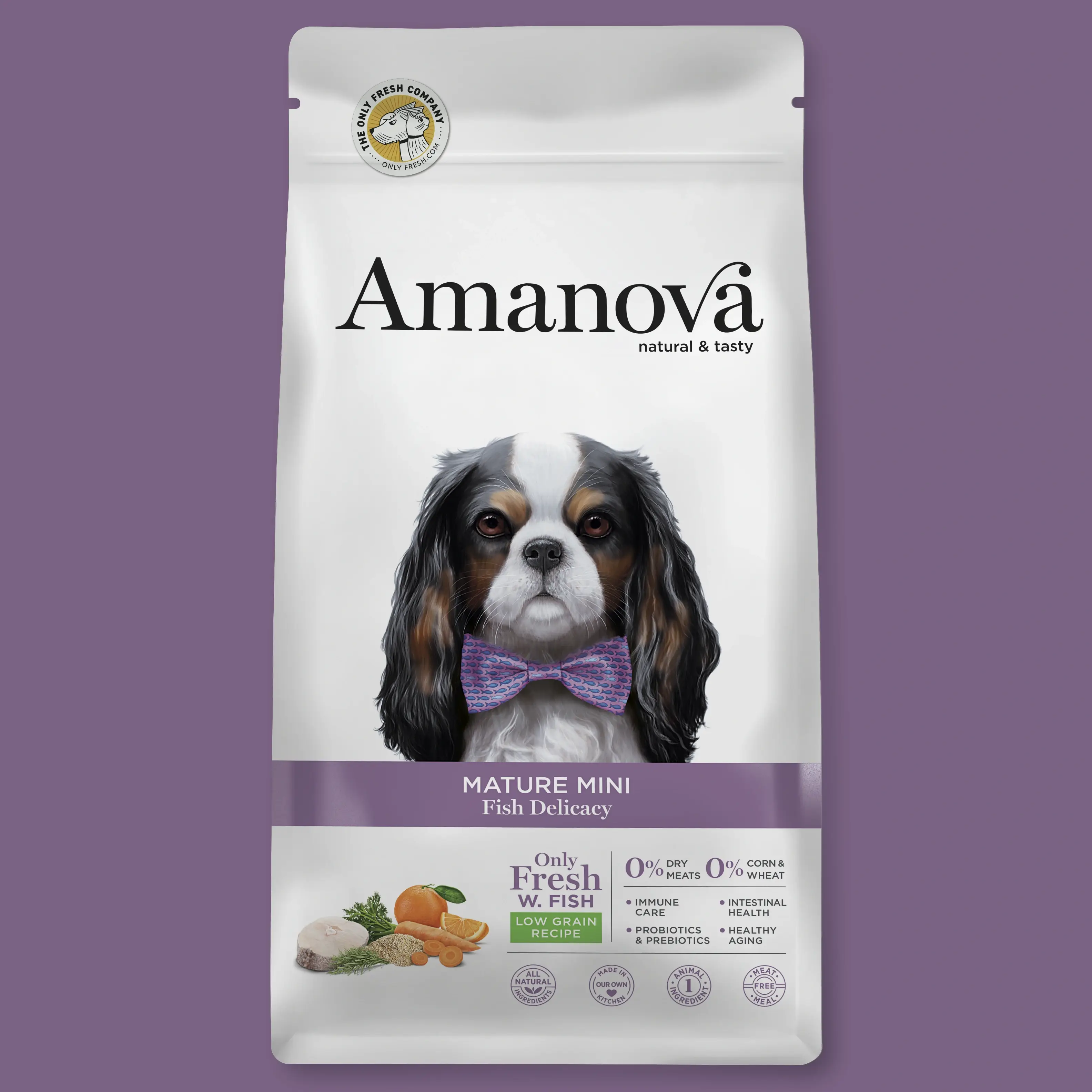 Amanova Fisk - Seniorfoder til små hunde – billede 2