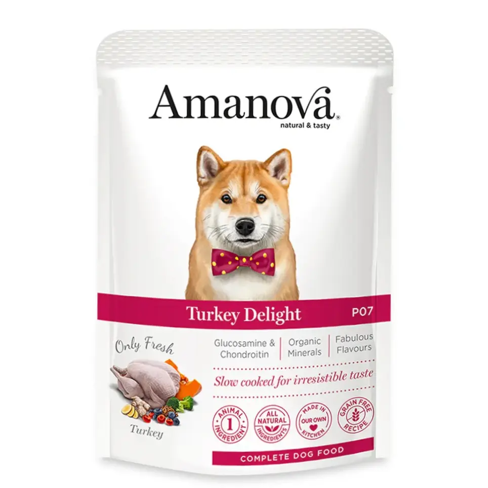 Amanova Vådfoder Kalkun - 100g
