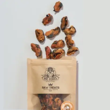 Mr. Bones Raw Treats Grønlæbet musling - 45g – billede 2