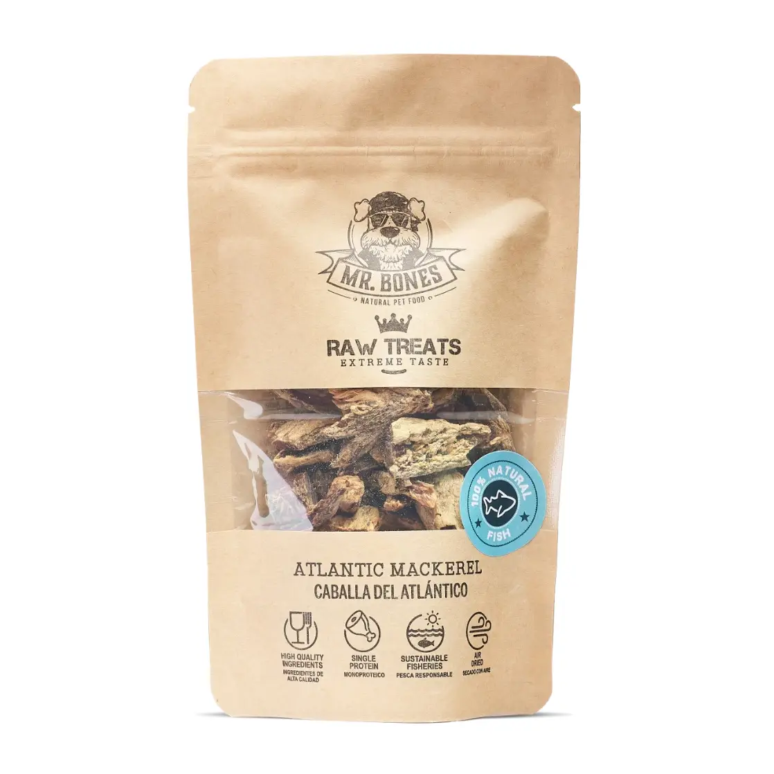 Mr. Bones Raw Treats Makrel - 45g