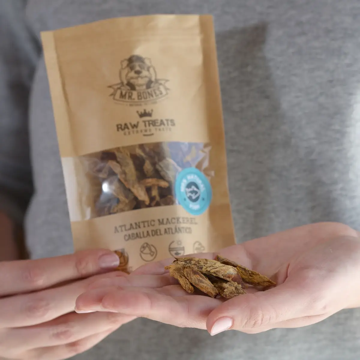 Mr. Bones Raw Treats Makrel - 45g – billede 2