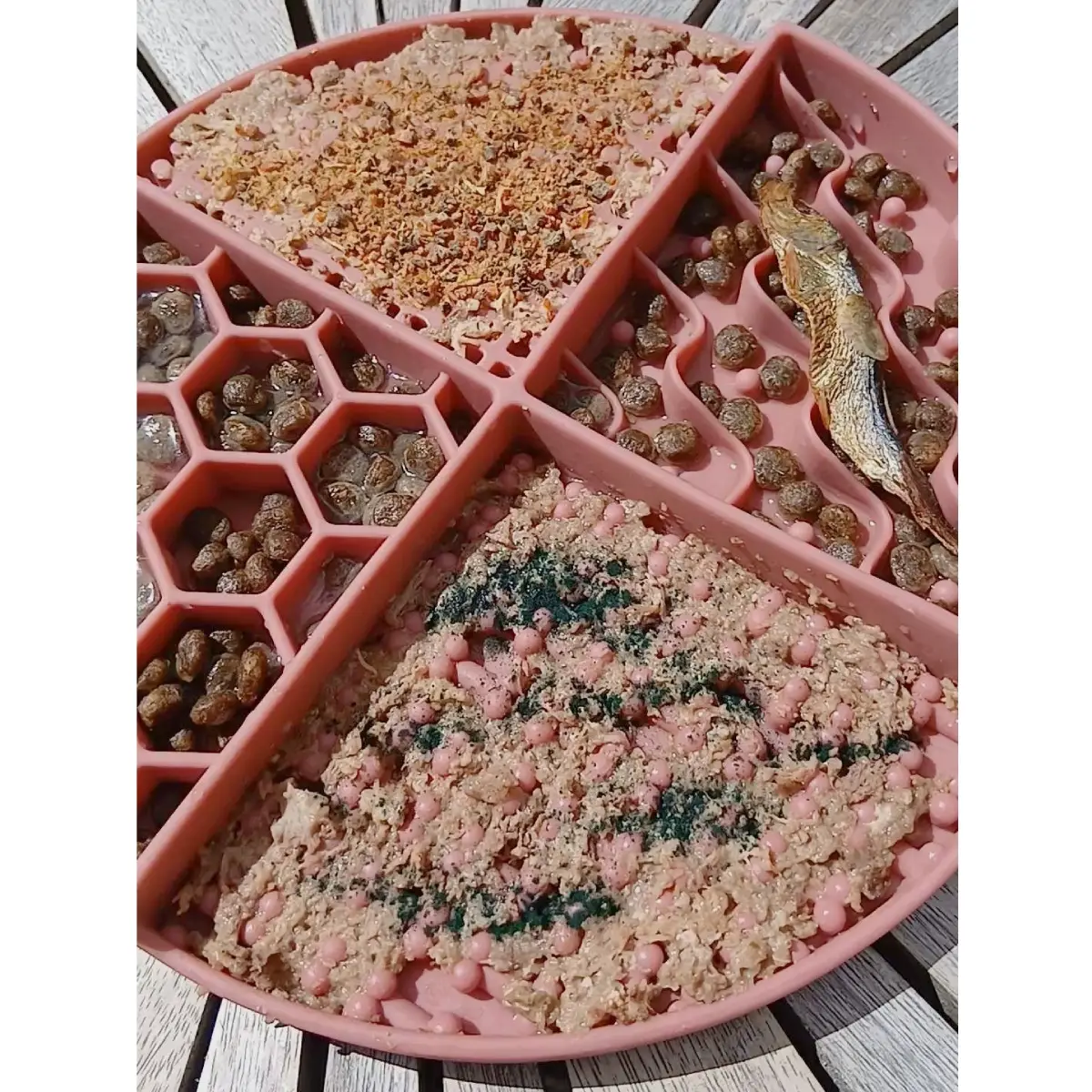 Nordic Paws Slikkemåtte 4 Mønstre - Rosa – billede 4
