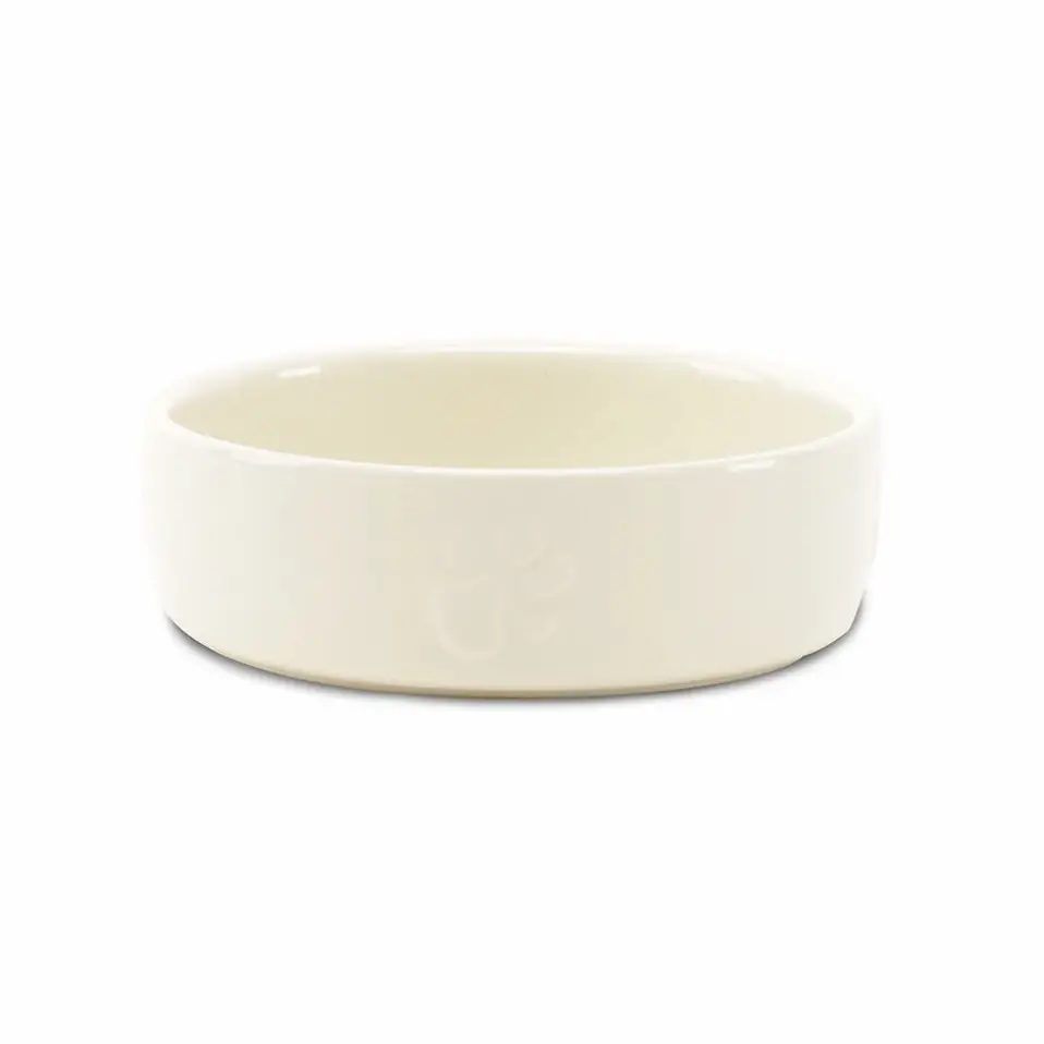 Scruffs Keramikskål Med Pote - Beige