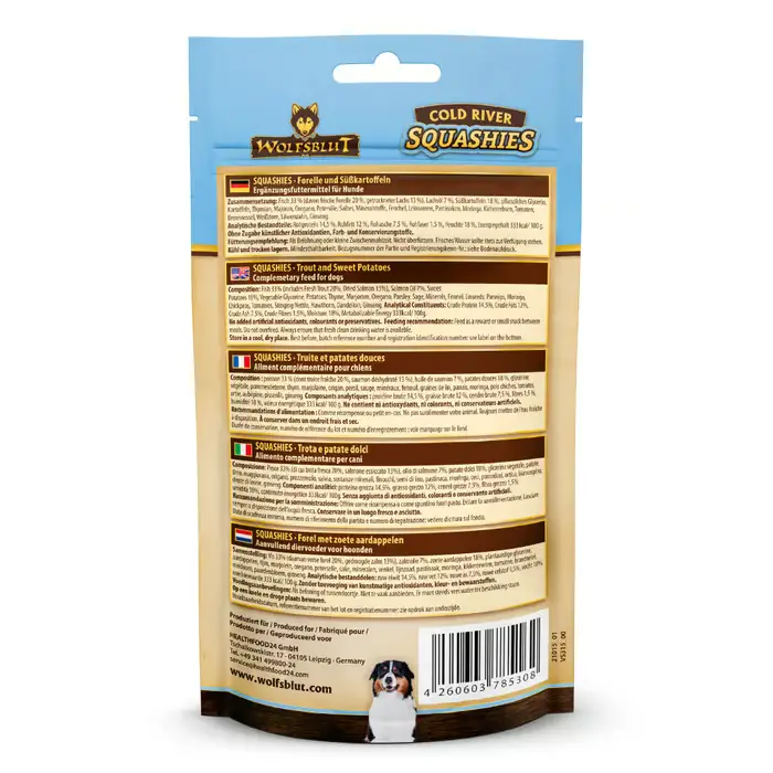 Wolfsblut Squashies Bløde Godbidder - 100g – billede 3