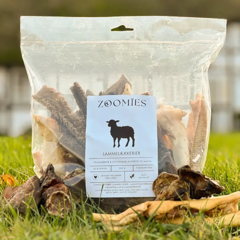Zoomies Naturlige Lammelækkerier - 500g