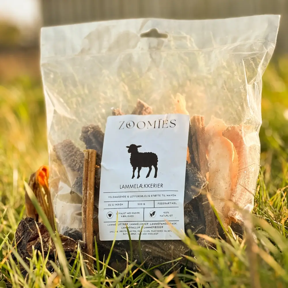 Zoomies Naturlige Lammelækkerier - 500g – billede 2