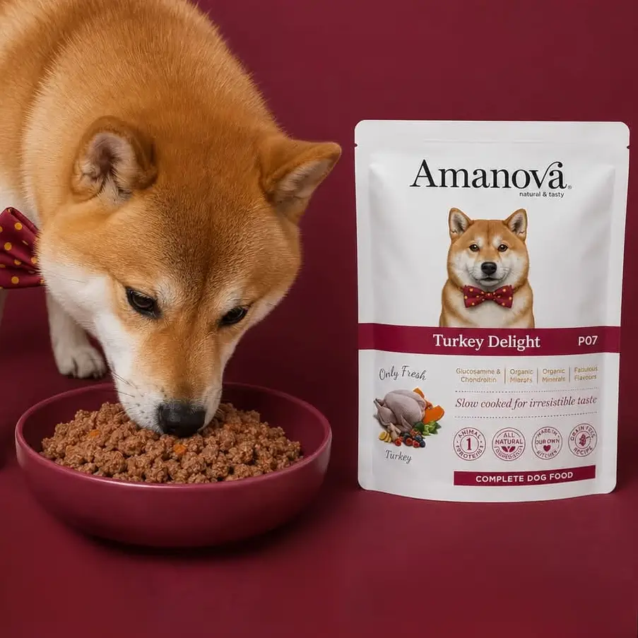 Amanova Vådfoder Kalkun - 100g – billede 4