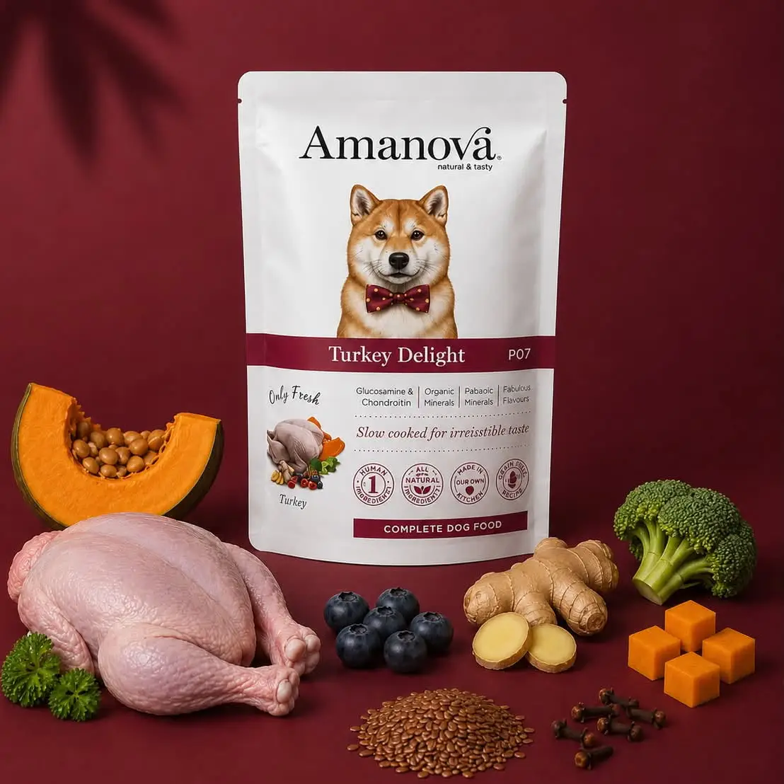 Amanova Vådfoder Kalkun - 100g – billede 9