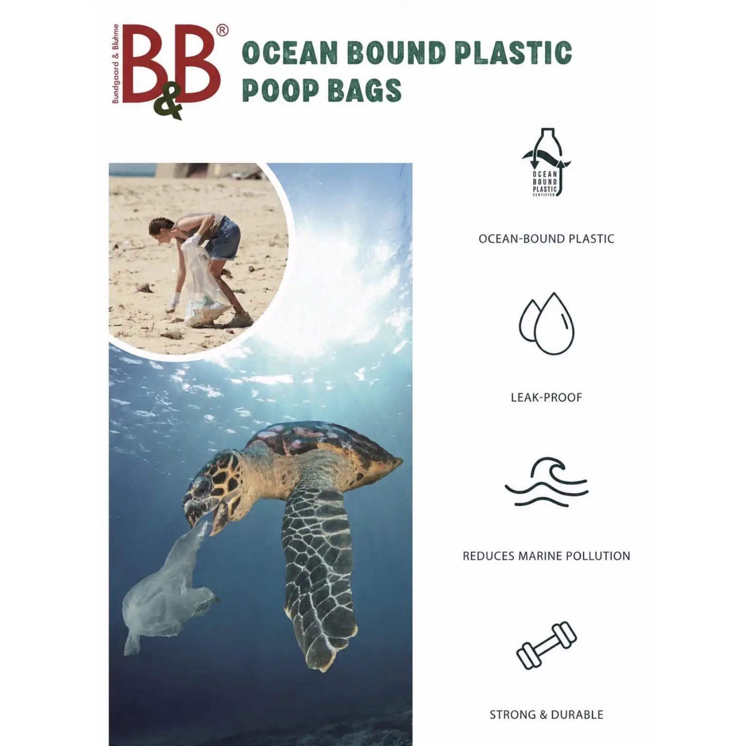 B&B Hundeposer Af Ocean-Bound Plastik – billede 3