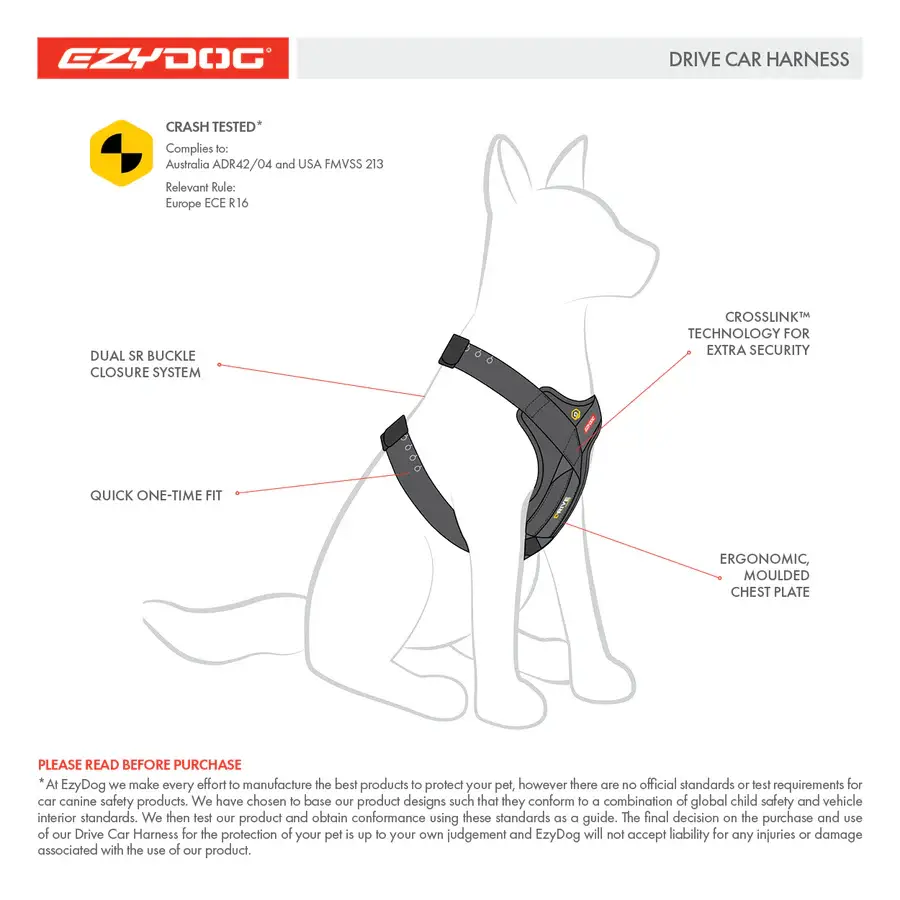 EzyDog Crashtestet Transport Sikkerhedssele S – billede 8