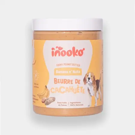 Inooko Peanutbutter - Hørfrø & Banan