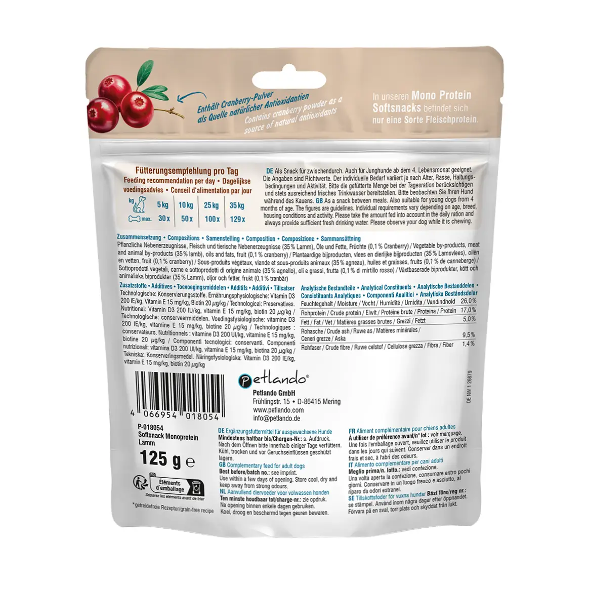 Petlando Mono Protein Softsnacks Mini – billede 5