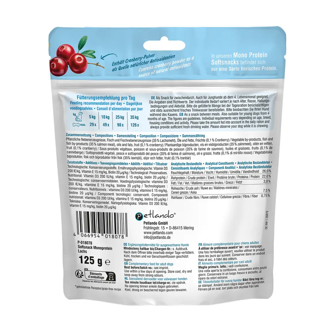 Petlando Mono Protein Softsnacks Mini – billede 4