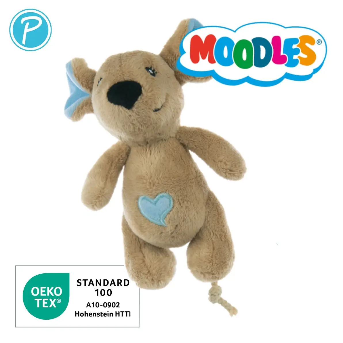 Petlando Moodles Rotte Rebecca Plyslegetøj 13 cm – billede 3