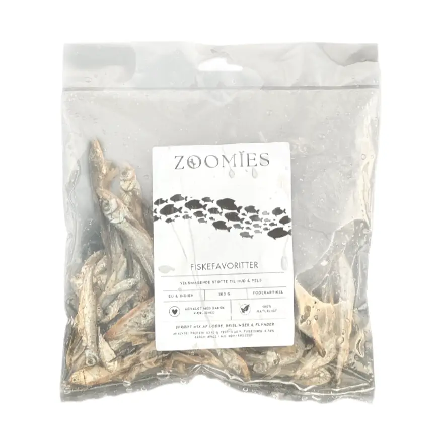 Zoomies Naturlige Fiskefavoritter - 200g